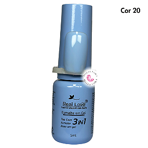 Esmalte em Gel Real Love 3 em 1 – 5ml Cor 20