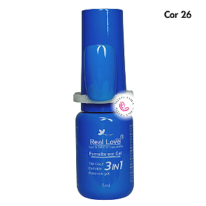 Esmalte em Gel Real Love 3 em 1 – 5ml Cor 26