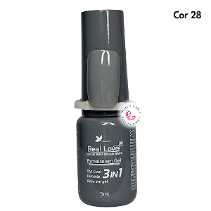 Esmalte em Gel Real Love 3 em 1 – 5ml Cor 28