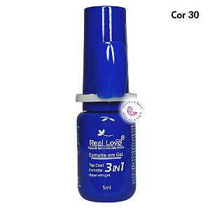 Esmalte em Gel Real Love 3 em 1 – 5ml Cor 30