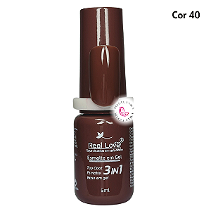 Esmalte em Gel Real Love 3 em 1 – 5ml Cor 40