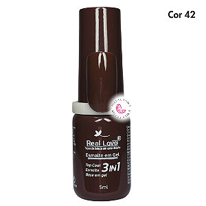 Esmalte em Gel Real Love 3 em 1 – 5ml Cor 42