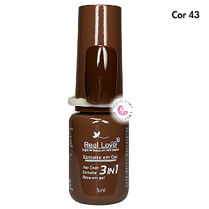 Esmalte em Gel Real Love 3 em 1 – 5ml Cor 43
