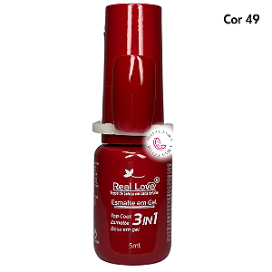 Esmalte em Gel Real Love 3 em 1 – 5ml Cor 49