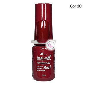 Esmalte em Gel Real Love 3 em 1 – 5ml Cor 50