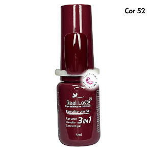 Esmalte em Gel Real Love 3 em 1 – 5ml Cor 52