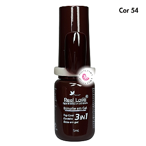 Esmalte em Gel Real Love 3 em 1 – 5ml Cor 54