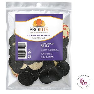 Pacote com 100 Lixas Laminares para Podologia