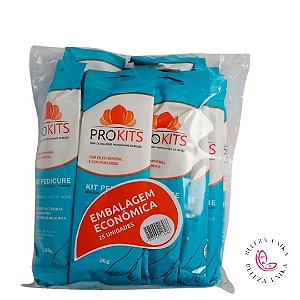 Kit Pedicure - Pacote Econômico com 25 Kits - Prokits