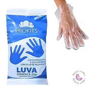 Luvas Emoliente - Minipack contém  um par - Prokits