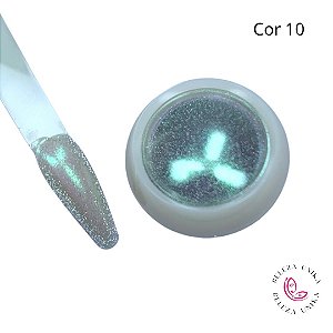 Pó Cromado Coleção Glitter Cor #10 - Helen Color