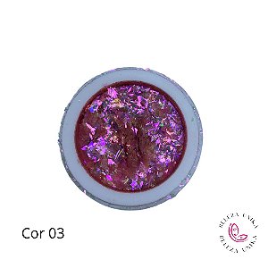 Flake Holográfico Cor #3 - Helen Color