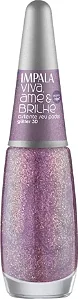 Impala Esmalte Impala Glitter 3D Viva Ame e Brilhe - Ostente Seu Poder