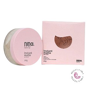 Pó Facial Instant Matte Cor 02 - Nina Makeup