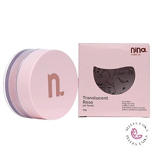 Pó Facial Instant Matte Cor Rose - Nina Makeup