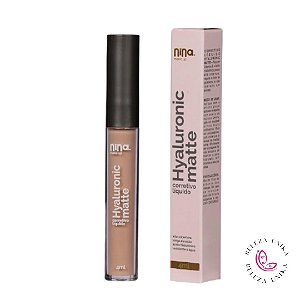 CORRETIVO LÍQUIDO HYALURONIC MATTE COR 1 - NINA MAKEUP