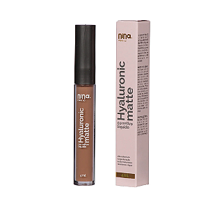 CORRETIVO LÍQUIDO HYALURONIC MATTE COR 4 - NINA MAKEUP