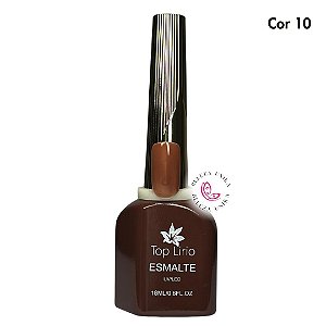 Esmalte em Gel Top Lirio Coleção Brown Cor 10 18ml