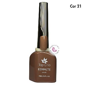 Esmalte em Gel Top Lirio Coleção Brown Cor 21 18ml