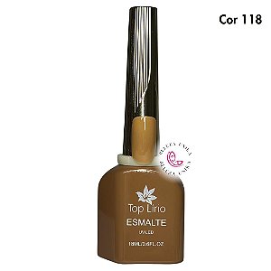Esmalte em Gel Top Lirio Coleção Brown Cor 118 18ml