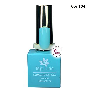 Esmalte em Gel Top Lirio Coleção Ouro Cor 104 15 ml