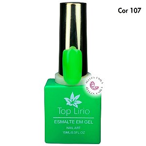 Esmalte em Gel Top Lirio Coleção Ouro Cor 107 15 ml