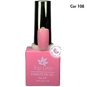 Esmalte em Gel Top Lirio Coleção Ouro Cor 108 15 ml