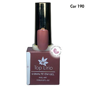 Esmalte em Gel Top Lirio Coleção Ouro Cor 190 15 ml