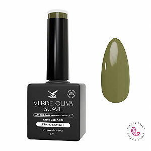 Esmalte em Gel Verde Oliva Suave Linha Essencial 8ml – American Burrs Nails
