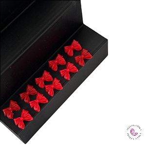 Laço 3D Bordo para decoração pacote com 10 unidades