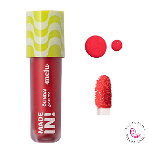 Gloss Tint Ôlinda! Cor Amô 4ml - Melu Made In
