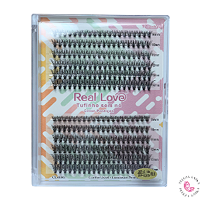 Cilios tufinho Wisps Real love 20P - 30P Mix 8 ao 14