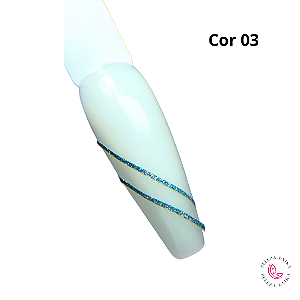 Fitilho para decoração Coleção Glitter Cor 03