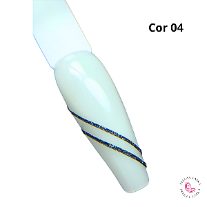 Fitilho para decoração Coleção Glitter Cor 04