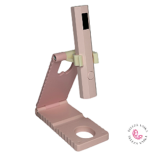 Lanterna Pre Secagem com Suporte grande - Cor Rosa