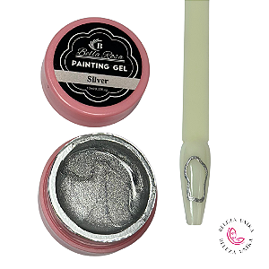 Painting Gel Silver 10ml - Bella Rosa