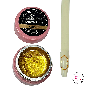 Painting Gel Golden 10ml - Bella Rosa