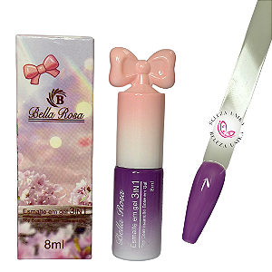 Esmalte em Gel 3 em 1 Bella Rosa 8ml cor 05