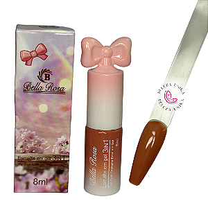 Esmalte em Gel 3 em 1 Bella Rosa 8ml cor 14