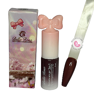 Esmalte em Gel 3 em 1 Bella Rosa 8ml cor 18