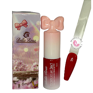 Esmalte em Gel 3 em 1 Bella Rosa 8ml cor 23