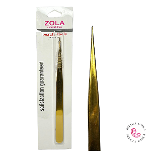 Pinça Reta Isolamento Dourada- Zola