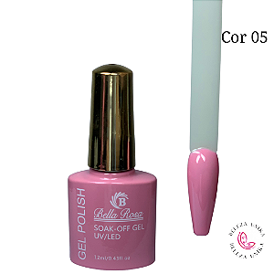Esmalte em Gel Bella Rosa Polish 12ml Cor 05