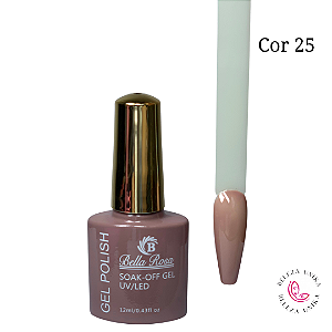 Esmalte em Gel Bella Rosa Polish 12ml Cor 25
