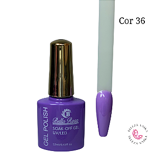 Esmalte em Gel Bella Rosa Polish 12ml Cor 36