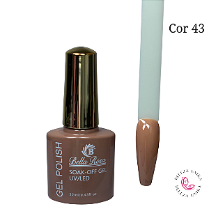 Esmalte em Gel Bella Rosa Polish 12ml Cor 43