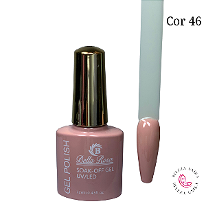 Esmalte em Gel Bella Rosa Polish 12ml Cor 46