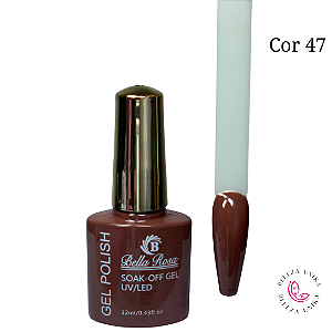 Esmalte em Gel Bella Rosa Polish 12ml Cor 47