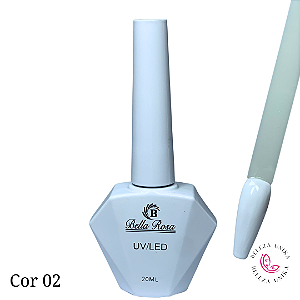 Esmalte em Gel Bella Rosa 20ml Coleção Elegância Cor 02