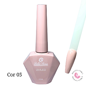 Esmalte em Gel Bella Rosa 20ml Coleção Elegância Cor 05